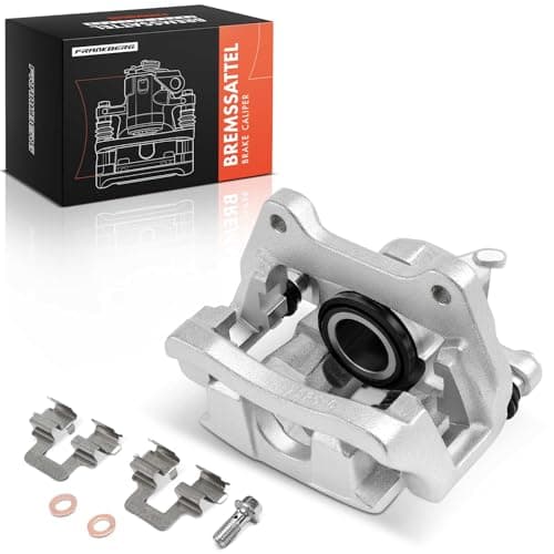 Image of Frankberg Brake Caliper Disc Brake Rear Right with Bracket (hole spacing 100mm）Compatible with Rang.e Rove.r III Rang.e Rove.r Sport Discovery III Replace# LR010574