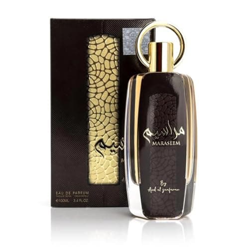 Image of Maraseem Eau de Parfum 100ml, Luxury Arabic Perfume, Warm Spicy Oud & Amber Oriental Fragrance, Long Lasting Unisex Scent