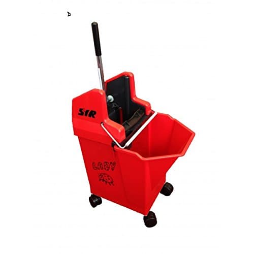 Image of SYR Ladybug Kentucky Mop Bucket & Wringer Combo 15ltr capacity (Red)