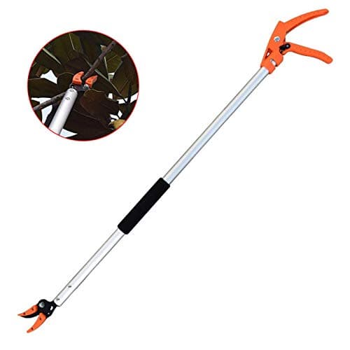 Image of Long Reach Pruner - Hold Snapper Pruner Long Handle Reach, Long Reach Telescopic Fruit Picker, Long Handled Secateurs for Tree Branches, Gardening Shears for Fruit Picking, Tree Pruning