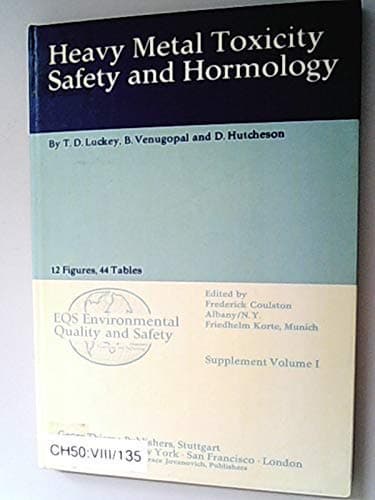 Image of Heavy metal toxicity, safety and hormology (supplement / Environmental quality and safety)