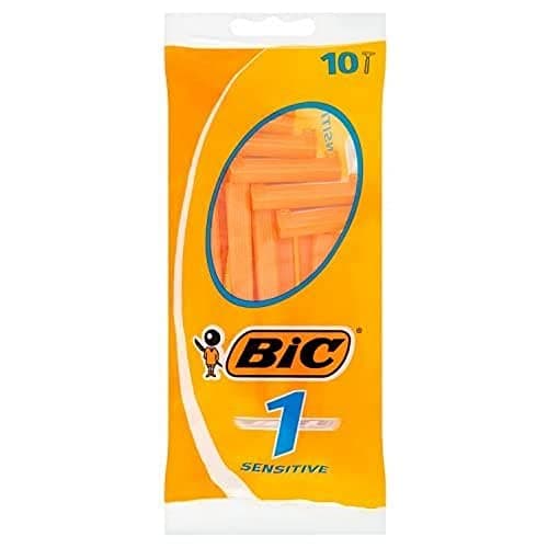 Image of BIC 1 Sensitive Single Blade Disposable Razors for Men