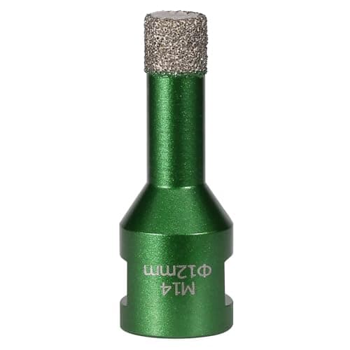 Image of Vearter 12 mm Diamond Core Drill Bit, M14 Thread Connection Masonry Hole Saw, Vacuum Brazed Hollow Hole Cutter for Tile, Marble, Granite, Porcelain, Concrete, Quartz Stone