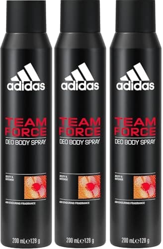 Image of Adidas Team Force 48H Deodorant Body Spray 200ml (3)