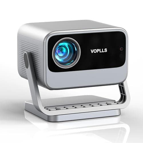 Image of [Officially-Licensed APP & DoIby Audio] Smart Portable Projector 4K with Auto Focus & Keystone, VOPLLS 700 ANSI Projector for Bedroom, Full HD 1080P WiFi 6 Bluetooth Home Movie Outdoor Projectors