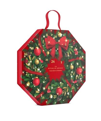 Image of RITUALS Advent Calendar 2025, The Ritual of Advent, a Festive Holiday Countdown with a Classic Wreath Design, Contains 24 Luxury Body, Beauty and Home Gifts for Men and Women
