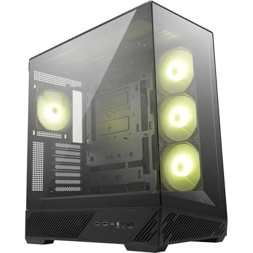Image of MSI MAG PANO 130R PZ - Mid-tower Gaming PC Case - Supports GPU up to 400 mm in length, Removable Dust Filters, USB 20Gbps (Type-C), Back-connect ATX & Micro-ATX Motherboard support