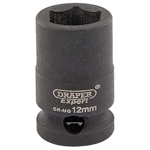 Image of Draper 6871 3/8" Square Drive Hi-Torq 6 Point Impact Socket, 12 mm Size , Blue