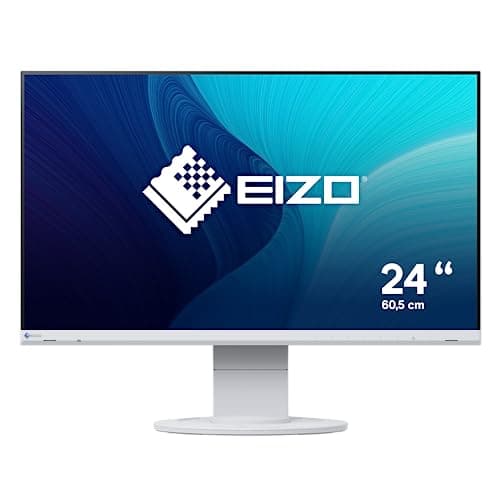 Image of EIZO FlexScan EV2460-BK LED IPS display 60.5 cm (23.8") 1920 x 1080 pixels Full 5MS HD WHITE