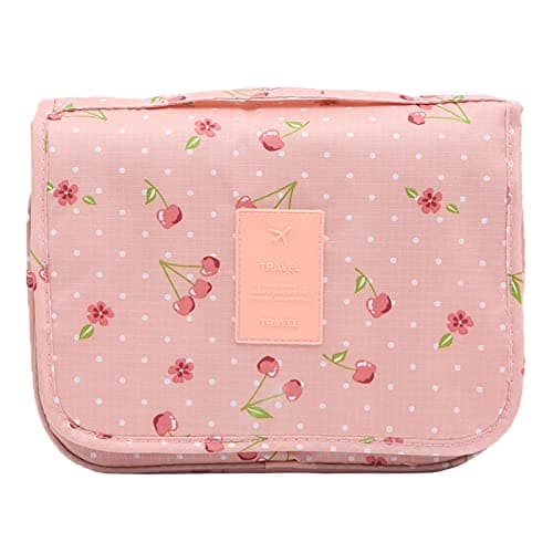 Image of PATILWON Travel Wash Bag, Foldable Hanging Toiletry Makeup Bag Toiletries Organizer, Waterproof Washbag for Women Girls
