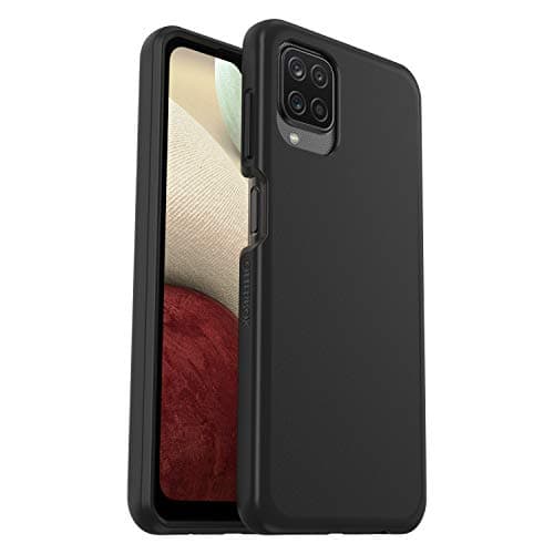 Image of OtterBox React Series Case for Samsung Galaxy A12, Shockproof, Drop proof, Ultra-Slim, Protective Thin Case, Tested to Military Standard, Black