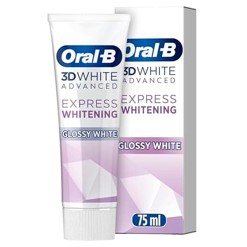 Image of Oral-B 3DWhite Advanced Express Whitening Glossy White Toothpaste 75ml