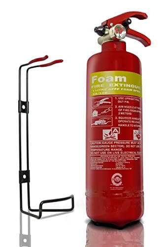 Image of Premium FSS UK 1 Litre AFFF Foam Spray FIRE Extinguisher. CE Marked. Ideal for Boats Homes Kitchen Workplace Offices Warehouses WORKSHOPS GARAGES Hotels Restaurants