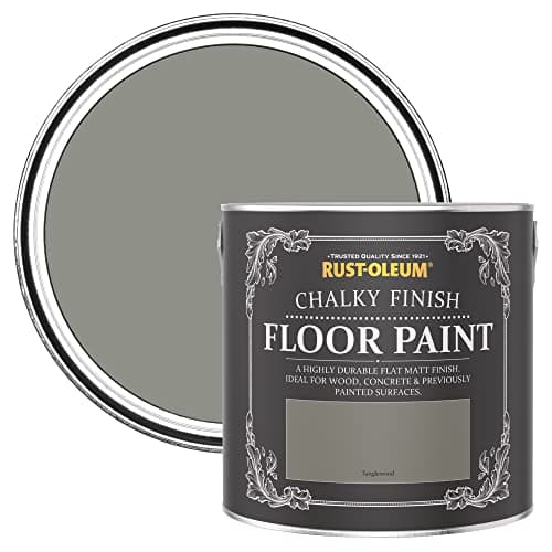 Image of Rust-Oleum Grey Scratch-Proof Floor Paint in Matt Finish - Tanglewood 2.5L