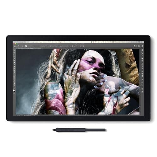 Image of Wacom Cintiq Pro 17 17.3" Ultra HD 4K Touchscreen Drawing Tablet with Pro Pen 3, Black, Windows, Mac, Linux, Designing, Drawing, Animation, 3D Modelling