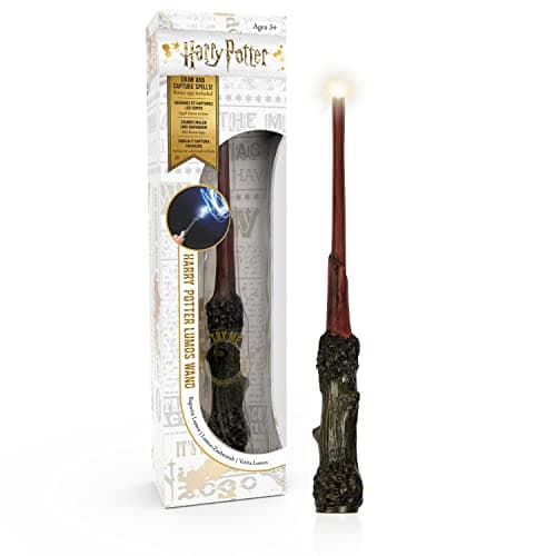 Image of WOW! STUFF Harry Potter Lumos Wand 7' Light-Up | Official Wizarding World Gifts, Toys and Collectables | Role Play or Dress-up Costume Accessory for Fans, Girls and Boys, Ages 3+ to Adult