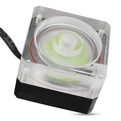 Image of Lazmin112 Water Cooling Pump, PWM Speed Control 3 Meters Head 500L/H 4cm Thickness, Ultra-Thin PMMA Mute Water Pump for CPU Cooling System