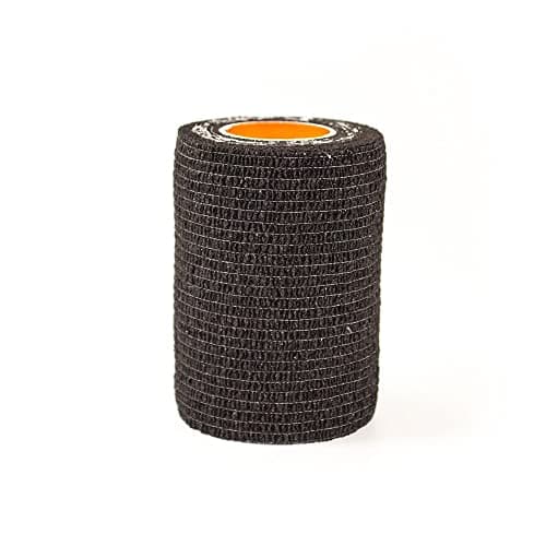 Image of First Aid 4 Sport Latex Free Cohesive Bandage - 2.5cm x 4.5m Black - 1 Roll