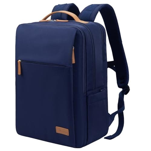 Image of Hp hope Laptop Backpack for Women Men Travel Durable Backpacks Carry On with USB Charging Port RFID Pocket Fits 15.6 Inch Waterproof Resistant Luggage Business Weekender Bag 22L Blue