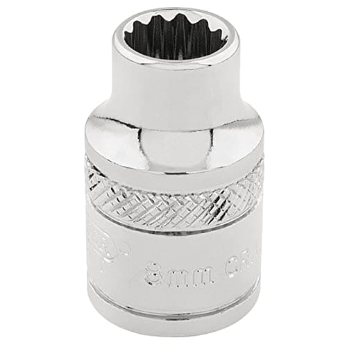 Image of Draper 32768 Hi-Torq 12 Point Socket Square Drive 3/8 Inch, 6mm, Blue