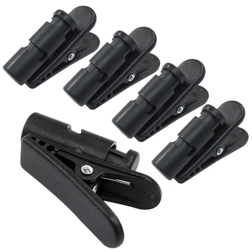 Image of Hitefu 5 Pack Headphone Wire Clip, Durable Headset Cable Clamp, Small Earbud Clip for Cell Phone Earphone Broadcast Microphone & Wireless Music Enthusiasts