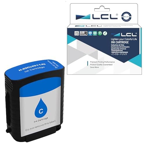 Image of LCL Compatible Ink Cartridge 82 C4911A (1 Cyan) Replacement for HP DesignJet printers: 510 Designjet 500 500ps 500Plus 800 800ps 815 815mfp 820 820mfp