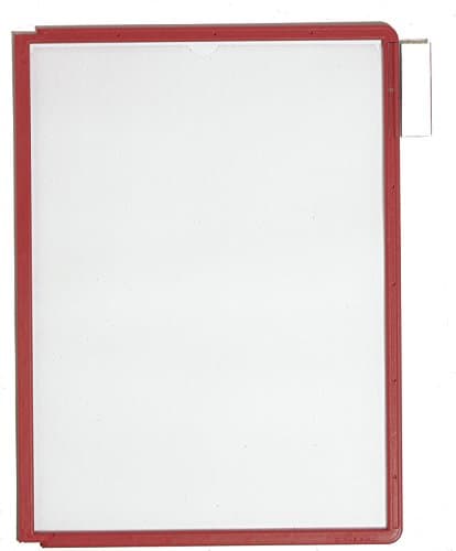 Image of Durable Sherpa Replacement Display Panels - A4 - Made of Strong Polypropylene - Red - Can be Added to Existing Durable Display Panel System