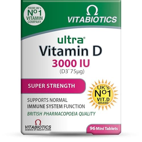 Image of Vitamin D Tablets 3000IU, Vitabiotics Ultra
