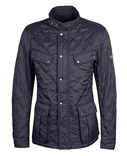 Image of Barbour International Tourer Ariel Polar Quilted Jacket Navy MQU1591NY91