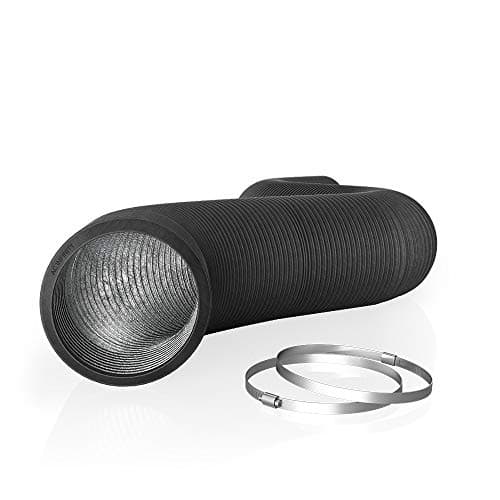 Image of AC Infinity Flexible 250mm Aluminum Ducting, Heavy-Duty Four-Layer Protection, 7.6m Long for Heating Cooling Ventilation and Exhaust, 10" Ducting, 25 ft. Long