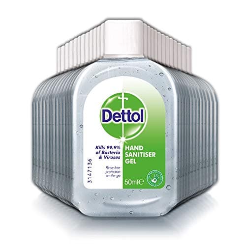 Image of Dettol - Hand Sanitiser - 50ml (Anti-Bacterial Gel 12 Pack)