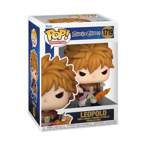 Image of Funko Pop! Animation: Black Clover - Leopold Vermillion - Collectable Vinyl Figure - Gift Idea - Official Merchandise - Toys for Kids & Adults - Anime Fans - Model Figure for Collectors and Display