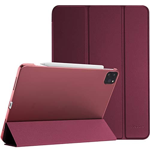 Image of ProCase Case for iPad Pro 12.9" 6th/5th/4th/3rd Gen/iPad Air 13" (M3/M2), Cover for iPad Pro 12.9 Inch 2022 2021 2020 2018/ iPad Air 13 Inch 2025 2024, Slim Stand Hard Back Shell -Wine