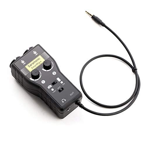 Image of Saramonic SmartRig+ 2-Channel XLR/3.5mm Karaoke Microphone Audio Mixer Preamp & Guitar Interface for DSLR Cameras Camcorder iPhone 8 x 7 7 plus iPad iPod Android Smartphone Guitar