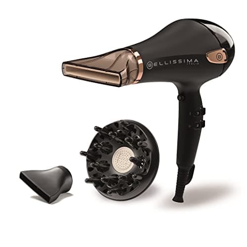 Image of Bellissima Professional Ceramic Hair Dryer - 2300W Powerful & Lightweight Blow Dryer, Diffuser & Concentrator, Ionic & Anti-Frizz Technology, Quick Drying, Salon-Quality, for All Hair Types