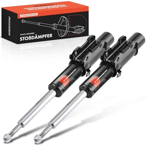 Image of Frankberg 2x Shock Absorber Strut Front Left Right 436mm Gas pressure Compatible with Sprinter 3 5-T Platform/Chassis B906 Replace# 9063205930