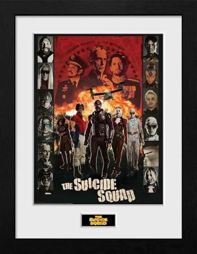 Image of GB eye DC Comics Team 30 x 40cm Framed Collector Print