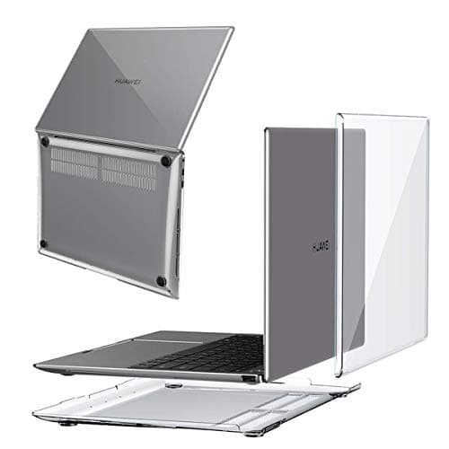 Image of FINDING CASE for Huawei matebook x pro (2019 Released) 13.9" Case,Shockproof Plastic Laptop Case Full Protective Hard Shell for Huawei MateBook X Pro (Crystal clear)