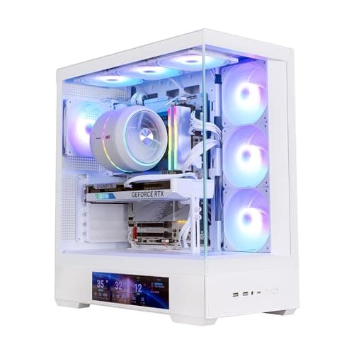 Image of Zalman P40 DS Medium Tower Computer Case (White)