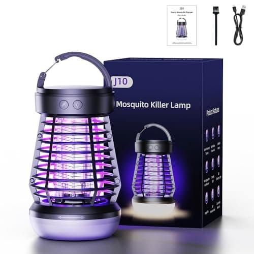 Image of Mosquito Killer Lamp, Electric Bug Zapper, 3-in-1 Rechargeable Mosquito Killer & Camping Lamp, 2026 Upgraded Mosquito Zapper 360° Indoor & Outdoor Mosquito Traps for Kitchen, Patio, Backyard, and More