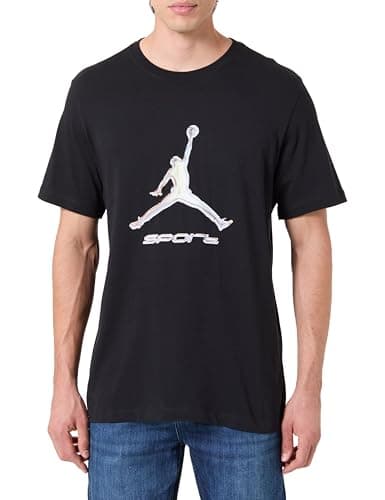 Image of NIKE HQ7984-010 Jordan Sport T-Shirt Men's Black/White Size 2XL