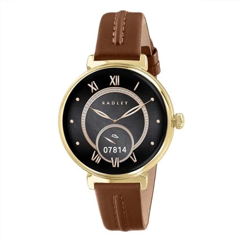 Image of RADLEY Series 48 Amoled Congac Leather strap Smart Watch