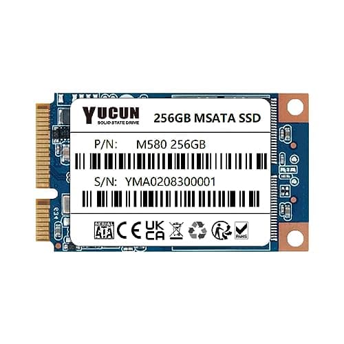 Image of YUCUN MSATA III 256GB Internal Solid State Drive SSD