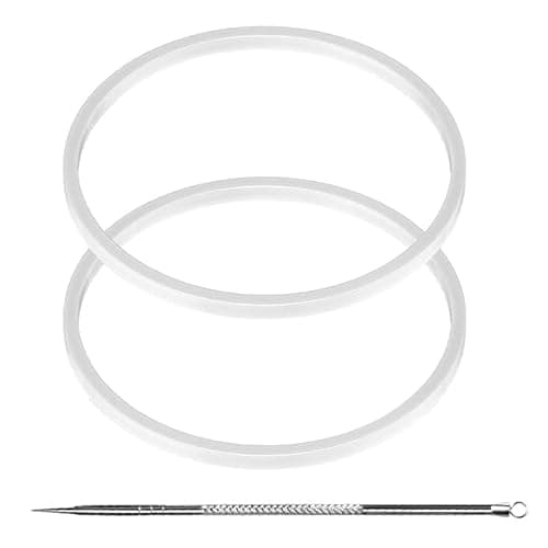 Image of Rubber Gaskets for Ninja 700W Slim Blender QB3001UKS, Also Fit The Ninja BL770 BL780 BL660 BL740 BL810, 2 Pack Ninja Smoothie Maker Seal Ring Replacement Parts