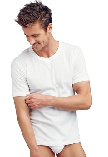 Image of Jockey Men's Luxury Cotton T-Shirt, White, L