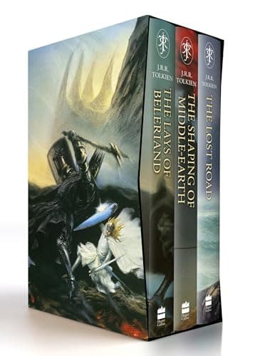 Image of The History of Middle-earth (Boxed Set 2): The Lays of Beleriand, The Shaping of Middle-earth & The Lost Road