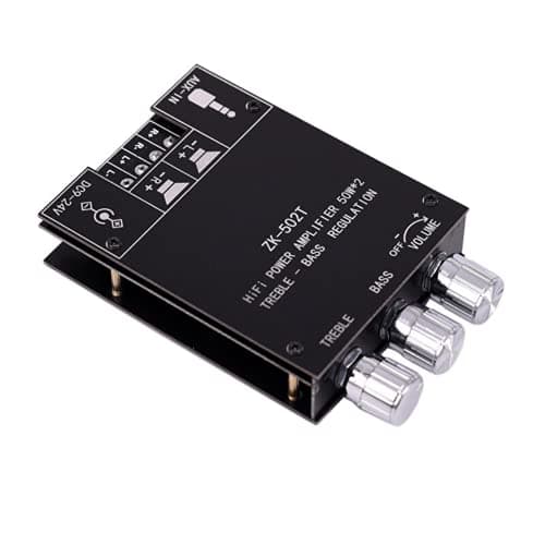 Image of DollaTek TPA3116D2 2 * 50W Bass AMP bluetooth 5.0 Subwoofer Amplifier Board 2.0 Channel High Power Audio Stereo Amplifier Board