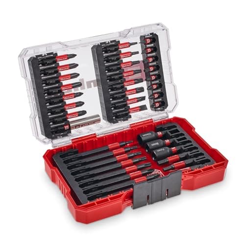 Image of Original Einhell M-CASE 38-Piece Impact Bit Set (25 mm Bits, 50 mm Bits, 90 mm Bits, Hexagon Sockets, 60 mm Bit Holder Incl. Storage Box)