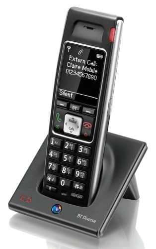 Image of BT Diverse 7400 Dect Cordless Additional Handset - Black