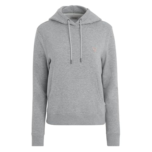 Image of GUESS Grey Sweatshirt Woman Hood, grey, L